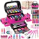 Hollyhi 58 Piece Kids Makeup Kit for Girl 1