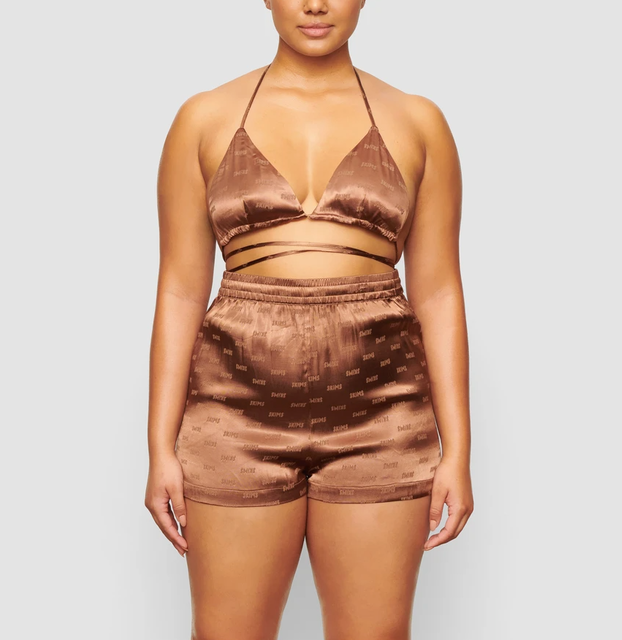 Jacquard Triangle Bralette 1