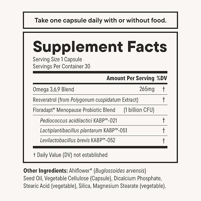 Menopause Probiotic with Resveratrol 2