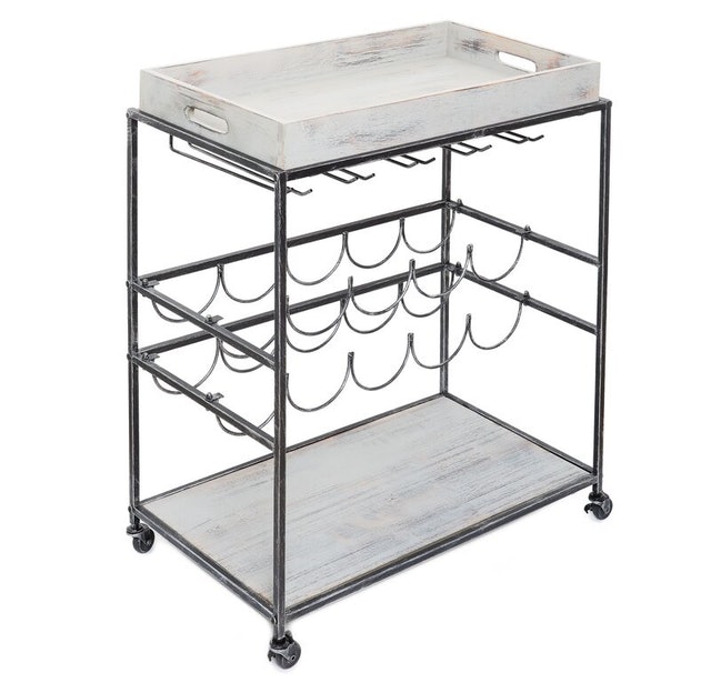 10 Best Rolling Bar Carts in 2022 (Gracie Oaks, Christopher Knight Home, and More) 2