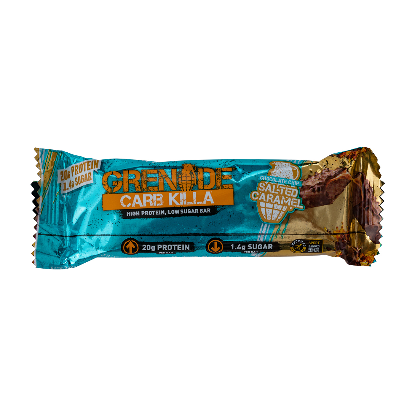 Carb Killa High Protein Bar (Caramel Chaos) 1