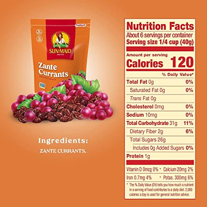 Sun-Maid California Sun-Dried Zante Currants 2