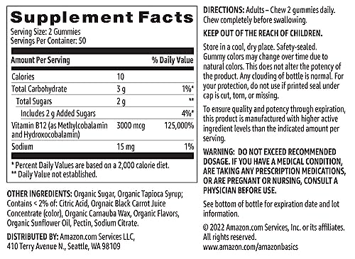 Vitamin B12 3000 mcg Gummies 4