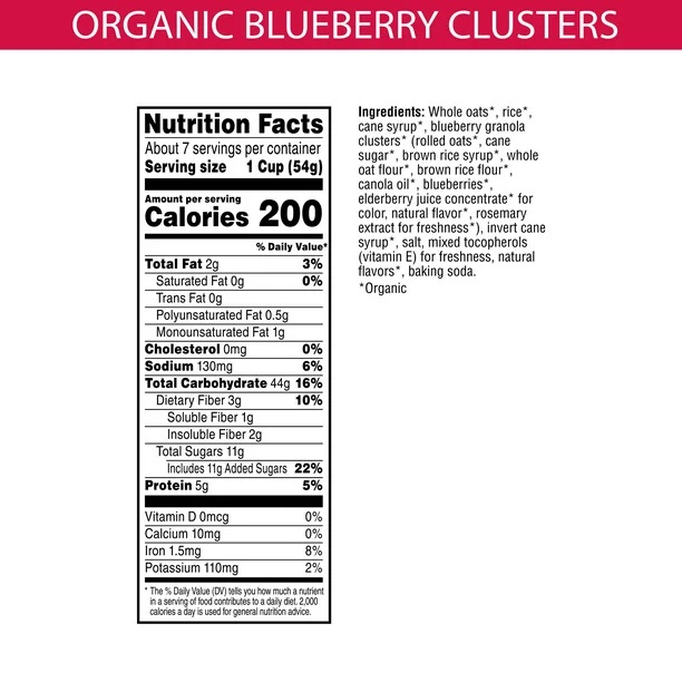 Organic Blueberry Clusters 2