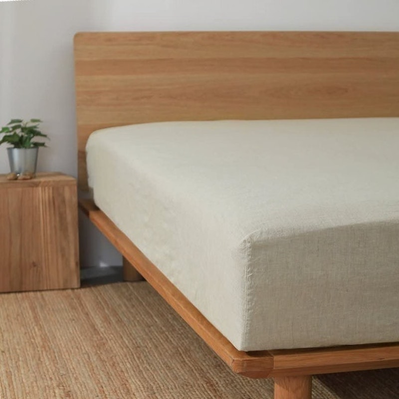 100% Linen Fitted Sheet 2