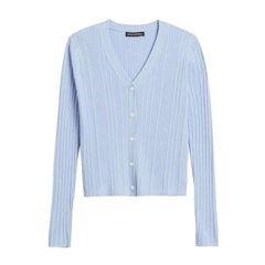 Cropped Cardigan Sweater