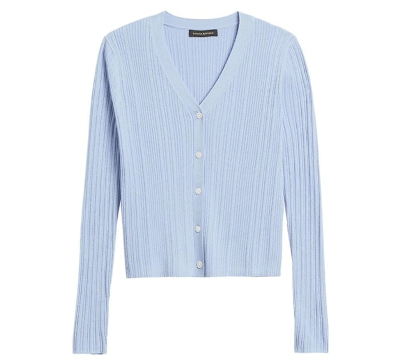 Cropped Cardigan Sweater 1