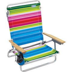 5-Position Lay Flat Folding Beach Chair