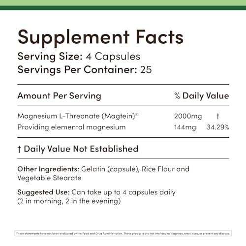 Magnesium L-Threonate (Magtein) Supplement 2