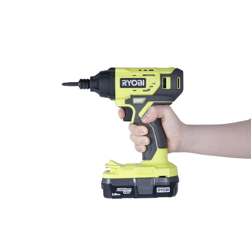 ONE+ 18V Cordless 1/4 in. Impact Driver Kit with 1.5 Ah Battery and Charger 5