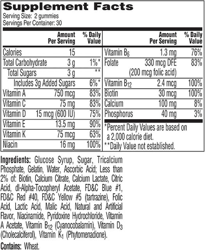 Multivitamin Gummies for Teen Boys 2