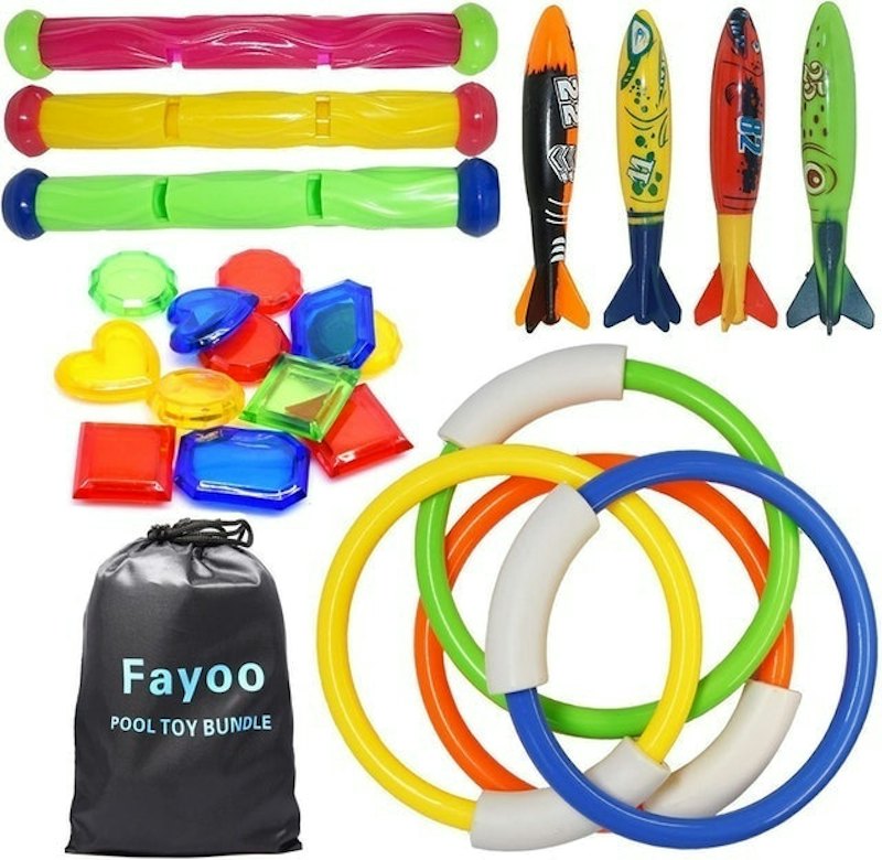 23-Piece Set Underwater Pool Toys 1