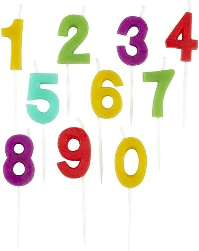 Numerals Rainbow 1