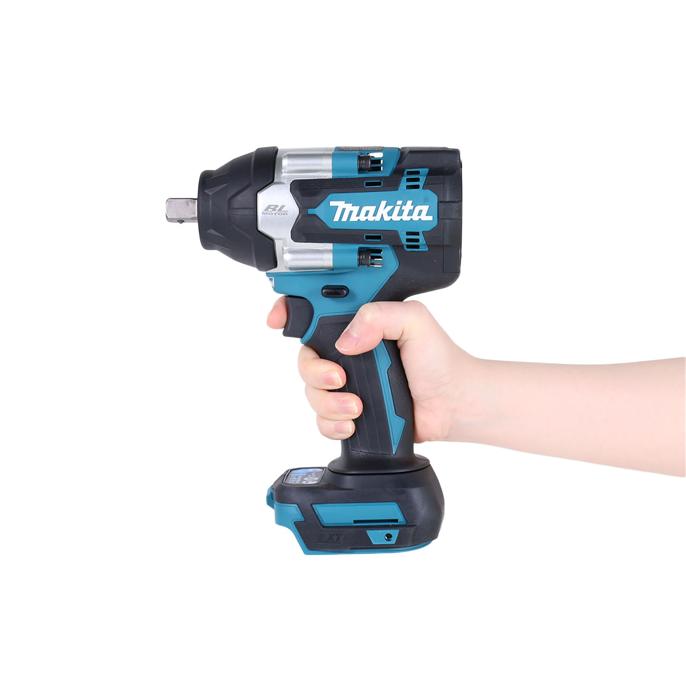 18V LXT Lithium‑Ion Brushless Cordless 4‑Speed Mid‑Torque 1/2" Sq. Drive Impact Wrench Kit with Detent Anvil (5.0Ah) 3