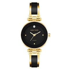 Women's Genuine Diamond Dial Bangle Watch