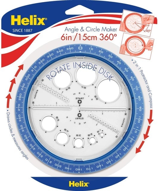 Angle and Circle Maker with Integrated Circle Templates 1
