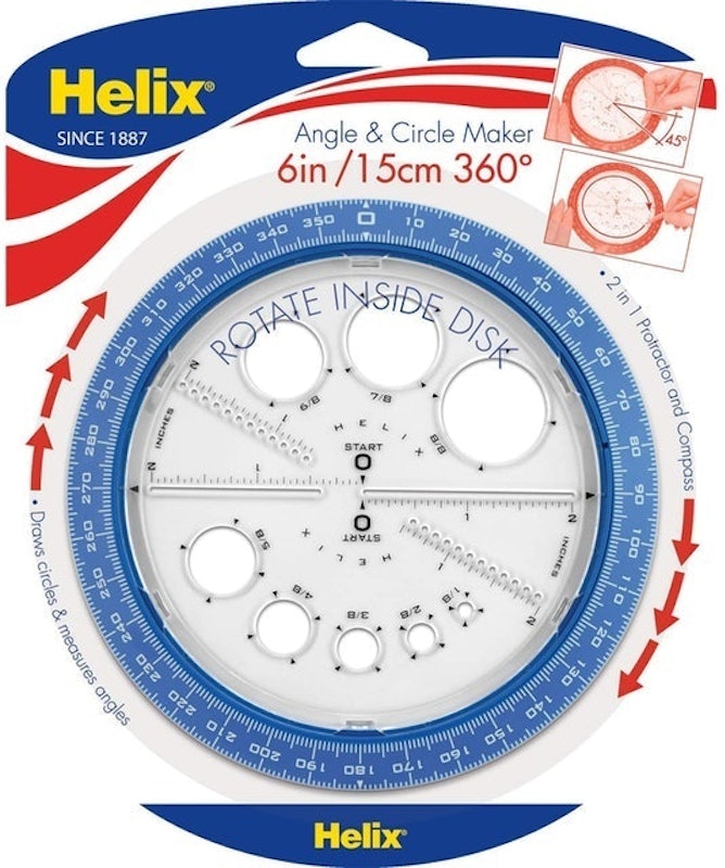 Angle and Circle Maker with Integrated Circle Templates 1