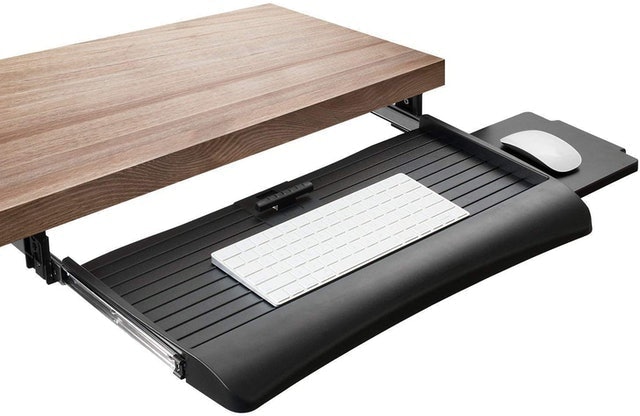 Keyboard Drawer Under Desk with Mouse Platform 1