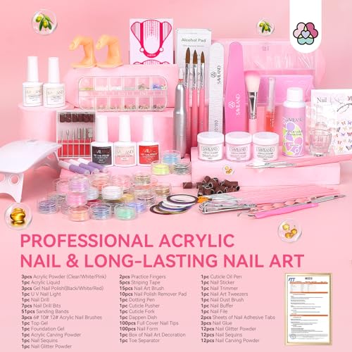 Acrylic Nail Kit with Drill 2