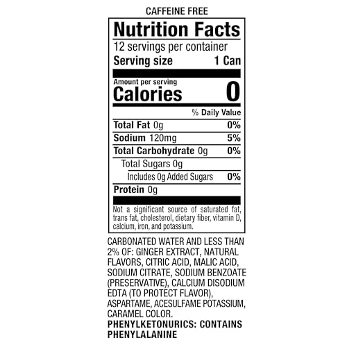 Ginger Ale Zero Sugar 2