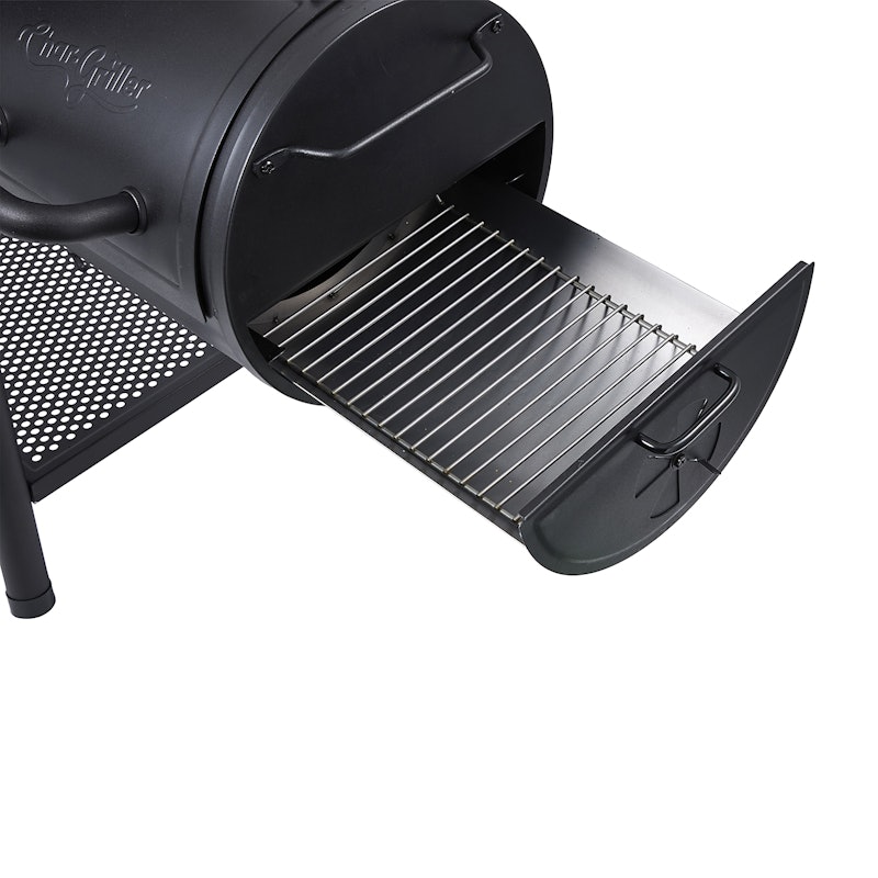 Smokin' Champ Charcoal Grill Offset Smoker 4