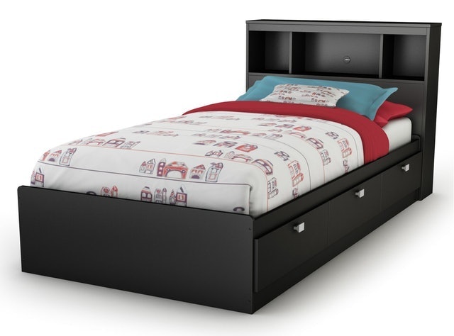 Spark Twin Mate's & Captain's Bed with Bookcase 1