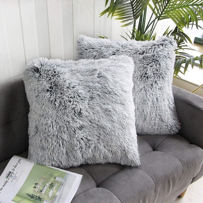 Faux Fur Throw Pillow Cover 1