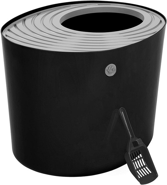 Top Entry Cat Litter Box with Cat Litter Scoop 4