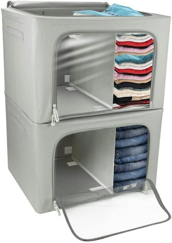 Storage Bins with Divided Interior 1