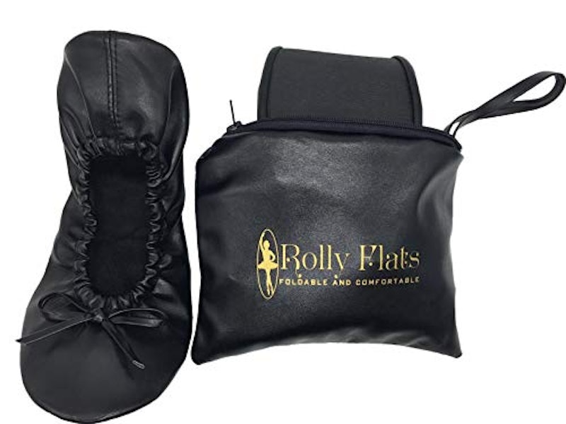 Women's Portable Foldable Ballet Flats Shoes 1