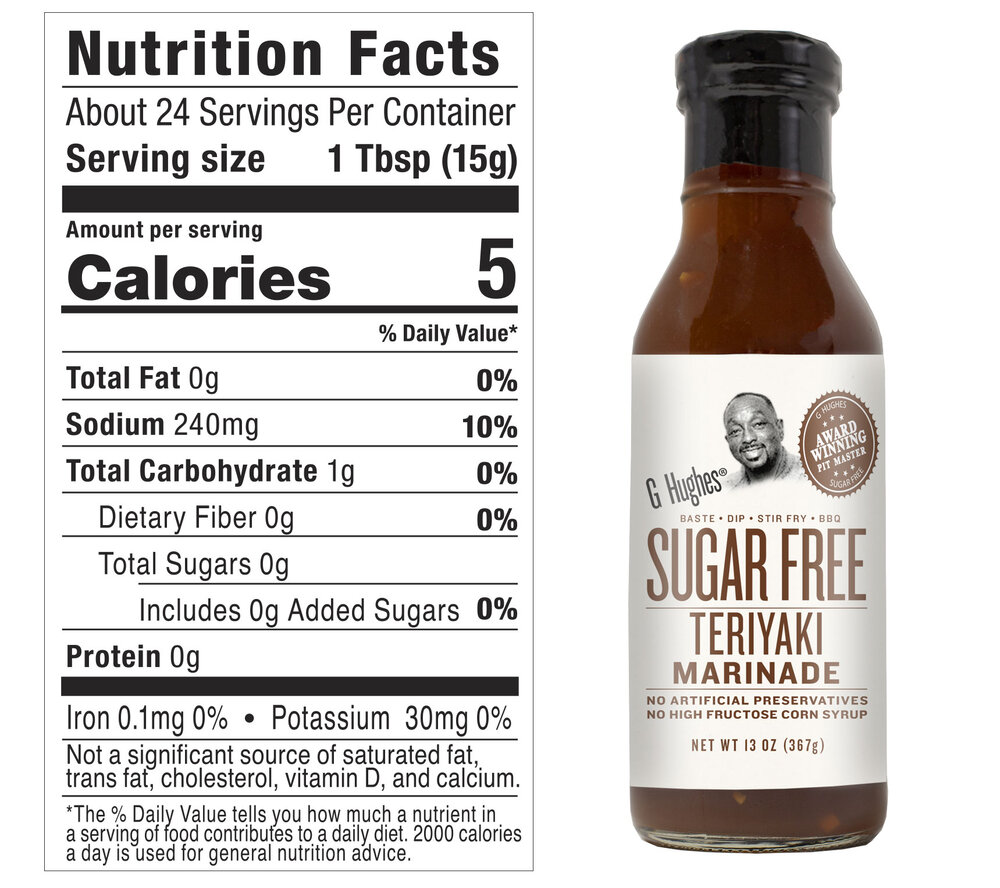 Sugar Free Original Teriyaki Sauce 1