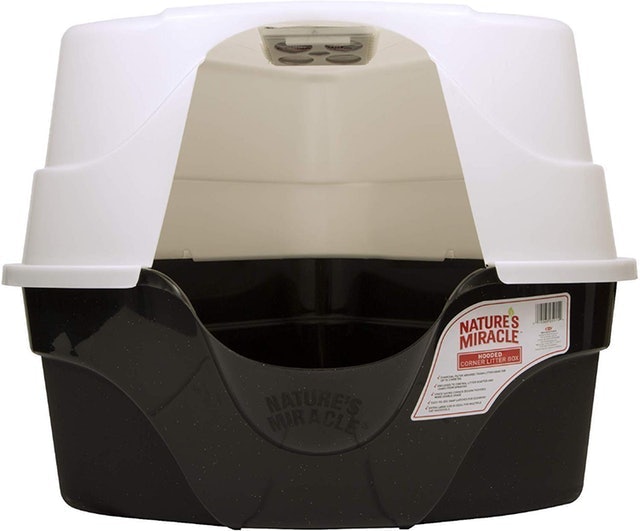 Advanced Hooded Corner Litter Box 2