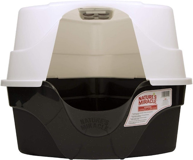 Advanced Hooded Corner Litter Box 2