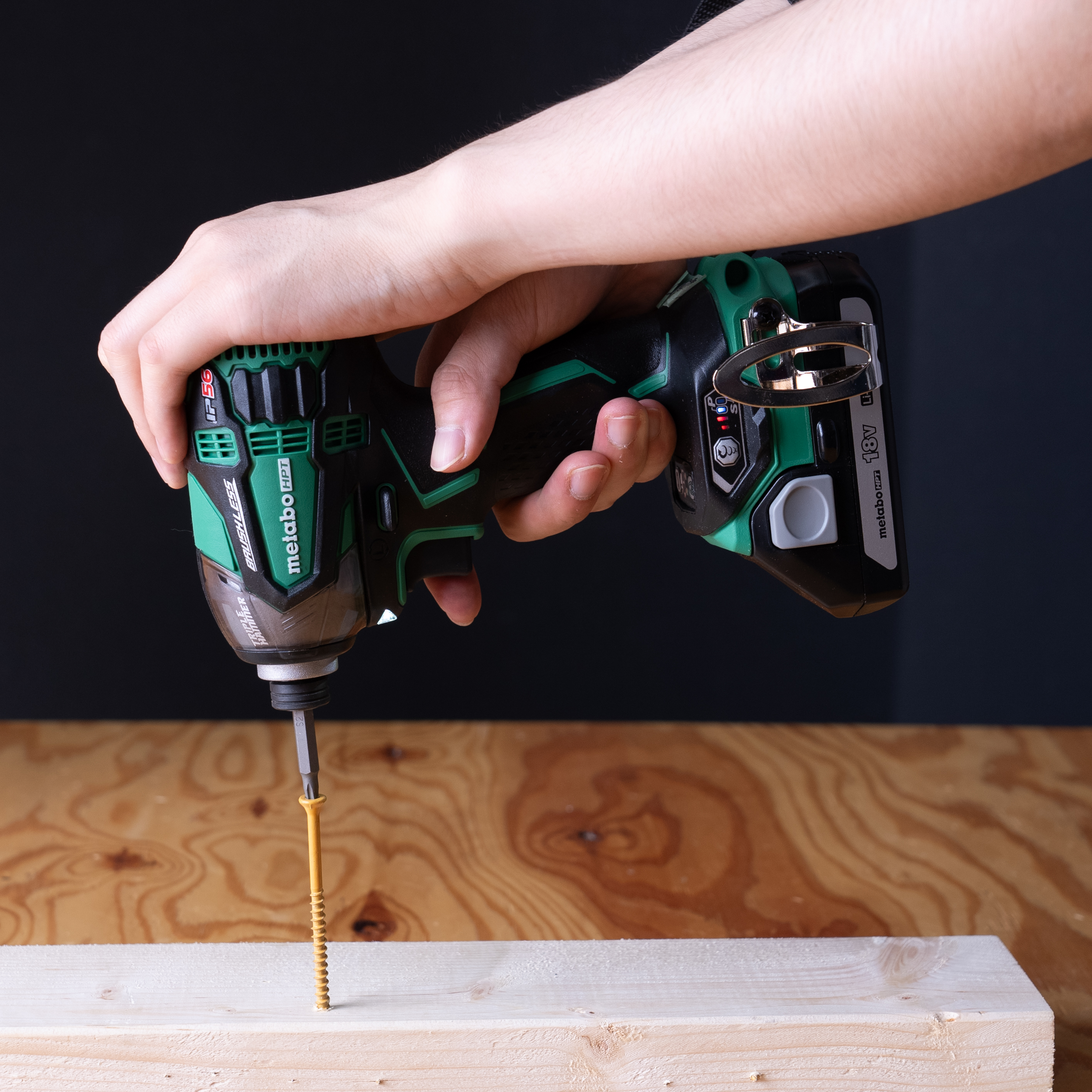 18V Triple Hammer Impact Driver with Batteries and Charger 7