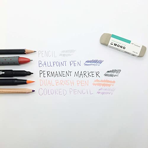 MONO Sand Colored Pencil Eraser 2pk 2