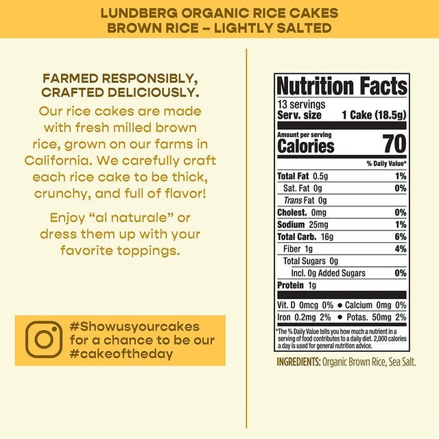 Organic Whole Grain Rice Cakes 2