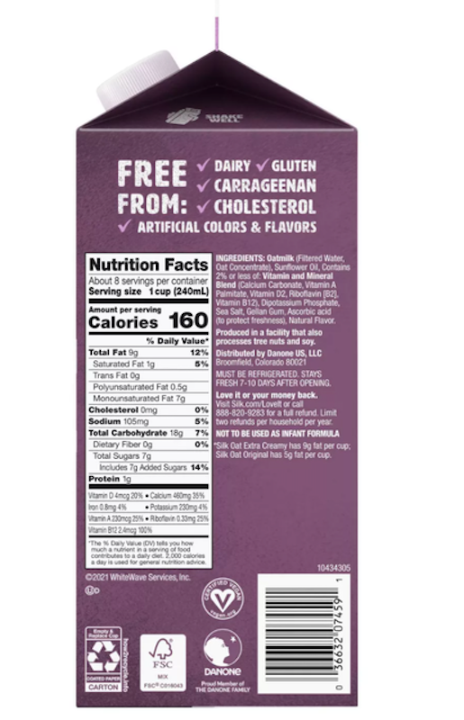 Full Fat Oat Milk 2