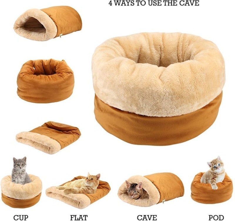 4-Way Self Warming Cat Bed 1