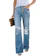 Lookbook Store High Waisted Ripped Flare Jeans for Women 1