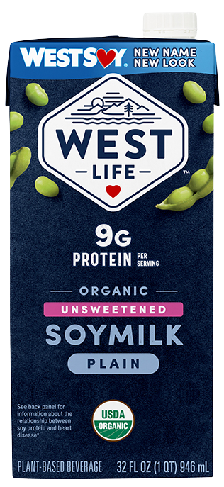 Organic Unsweetened Soymilk Plain 1