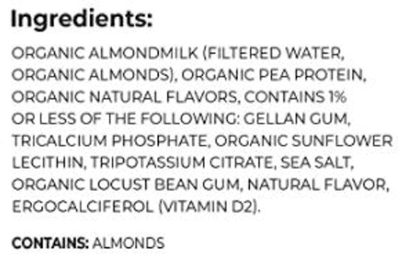 Organic Protein Almond Milk 3