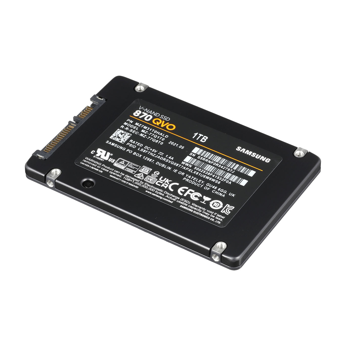 870 QVO SATA III SSD 1TB 2.5" Internal Solid State Drive 2