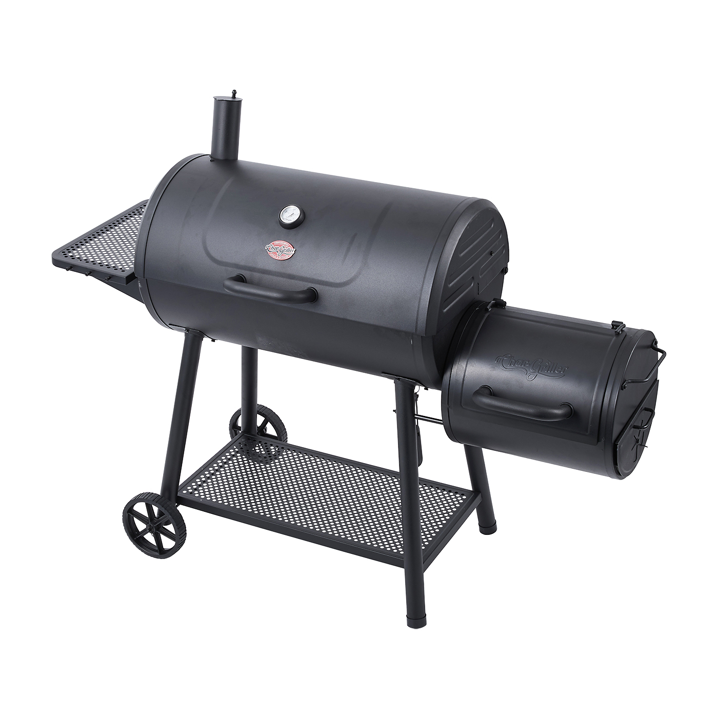 Smokin' Champ Charcoal Grill Offset Smoker  1