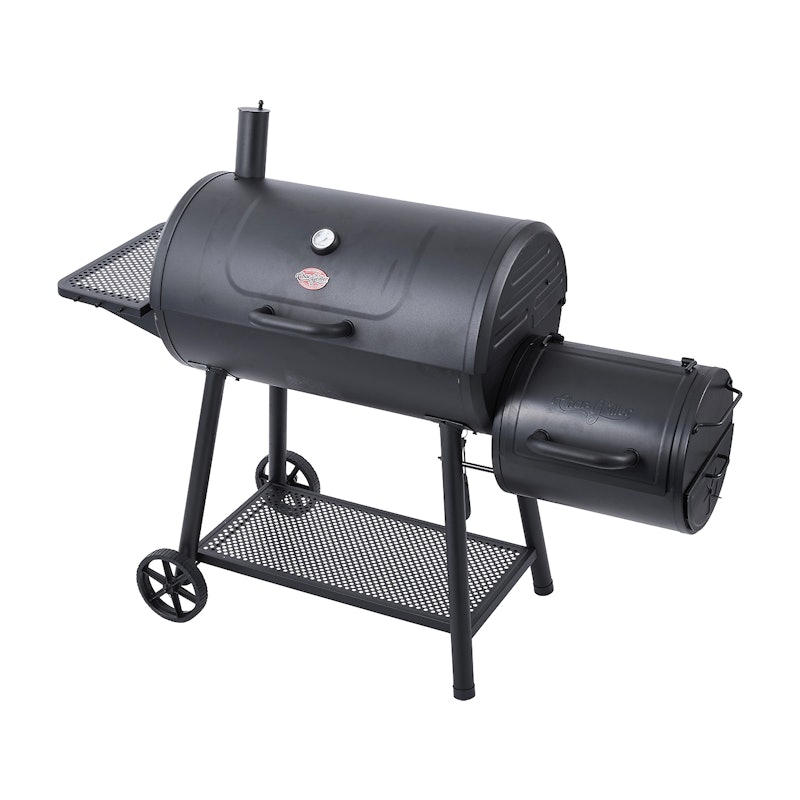 Smokin' Champ Charcoal Grill Offset Smoker 1