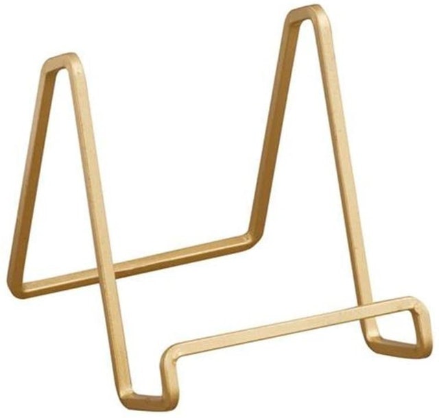 Gold Color Metal Square Wire Stand 1