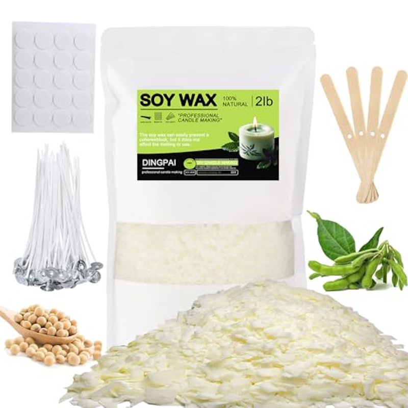 2lb Organic Soy Wax Flakes 1