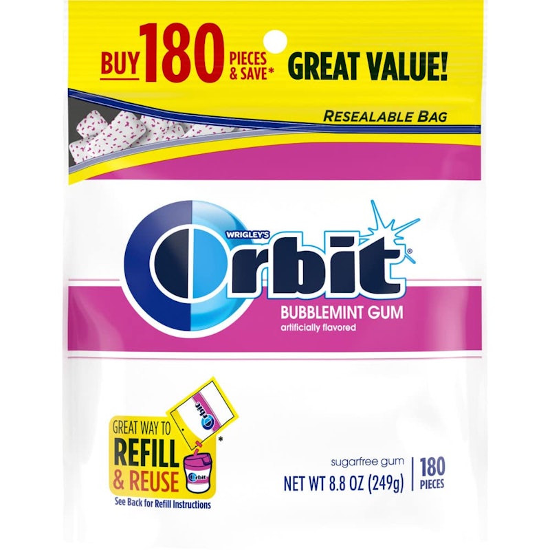 Bubblemint Sugarfree Gum 1