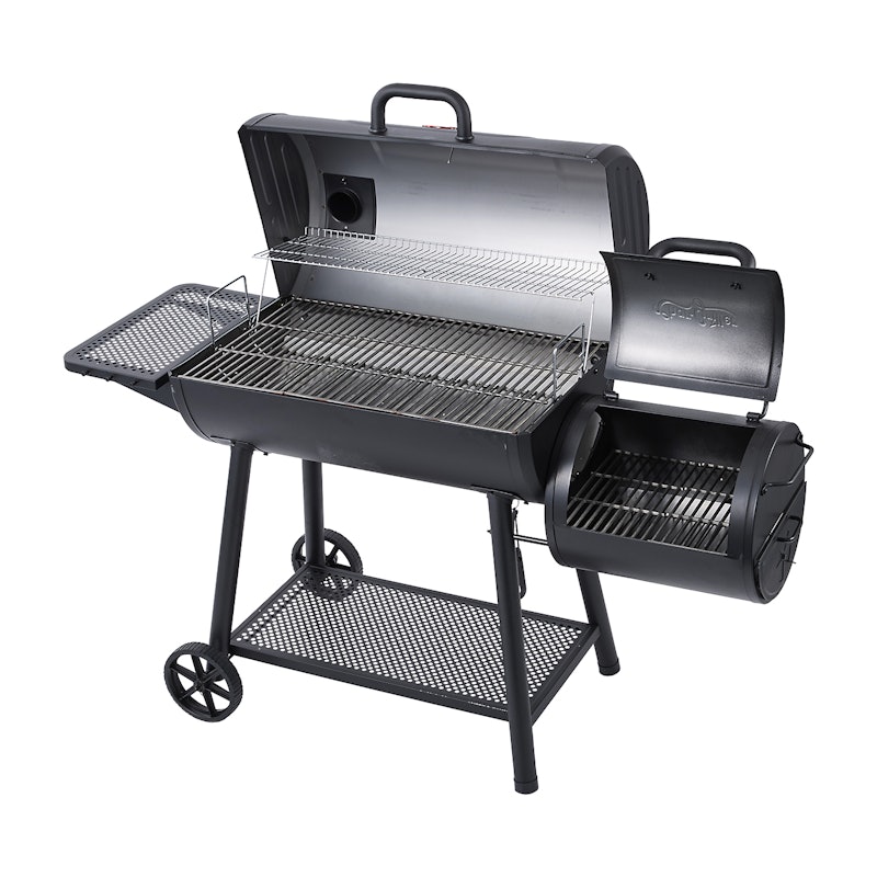 Smokin' Champ Charcoal Grill Offset Smoker 2