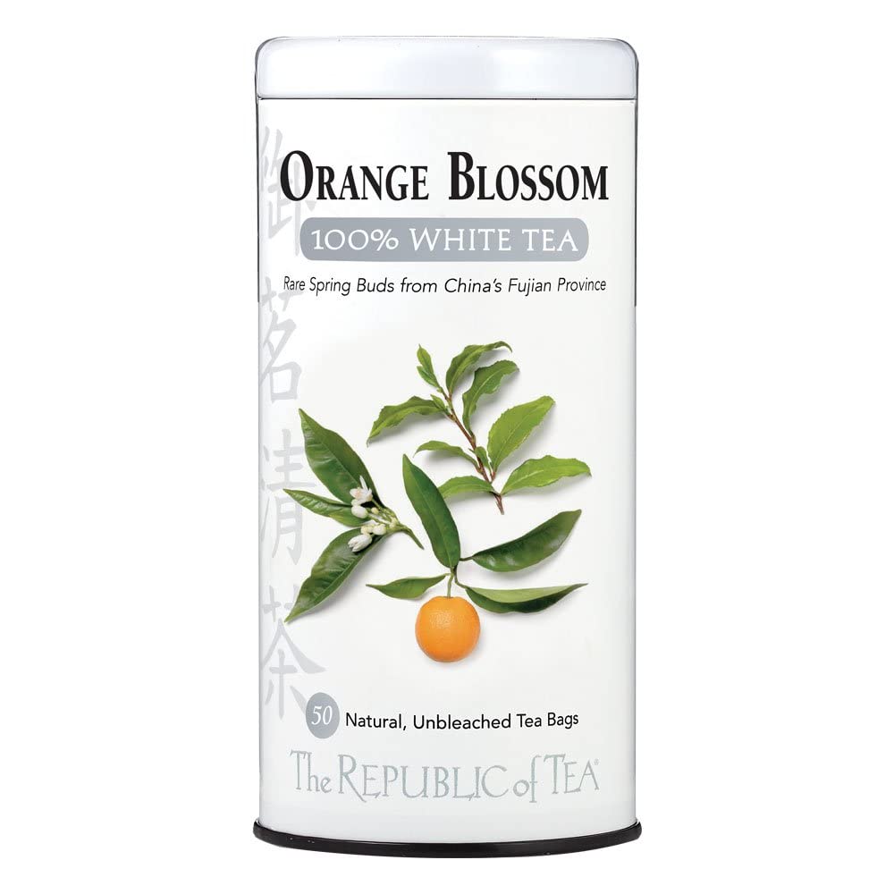 Orange Blossom 100% White Tea Bags 1