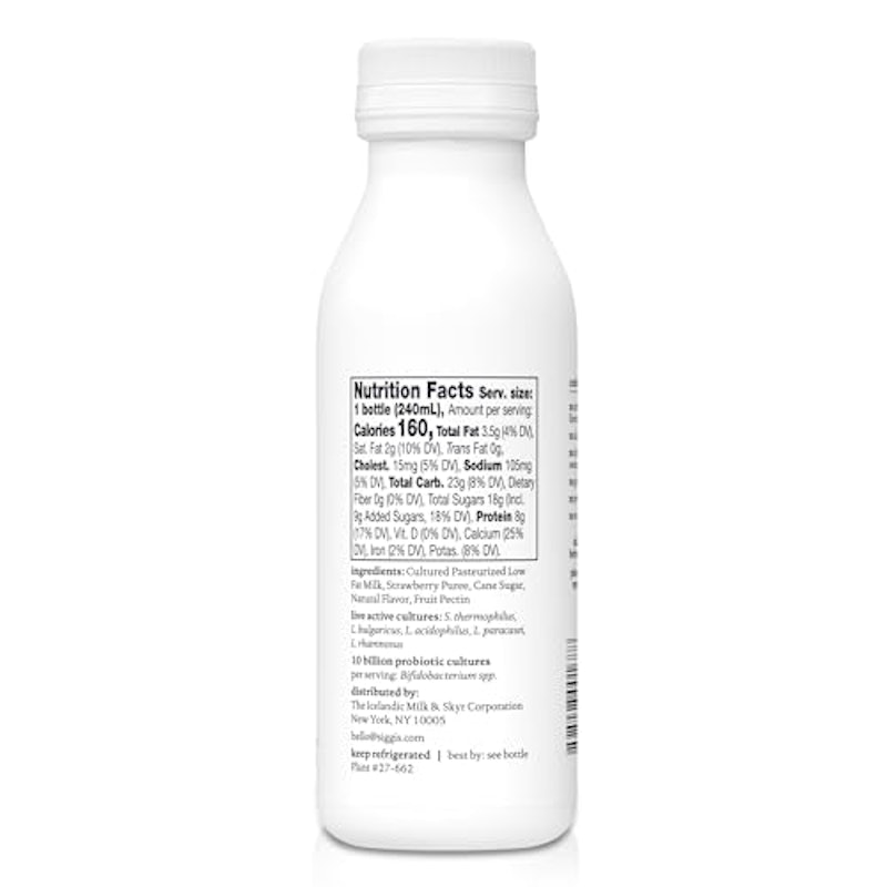 Strawberry Whole Milk Drinkable Yogurt 2
